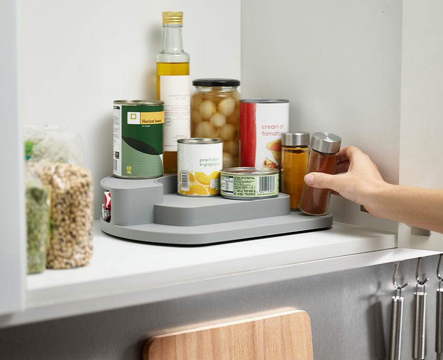 Joseph Joseph CupboardStore™ Grey Rotating Organiser