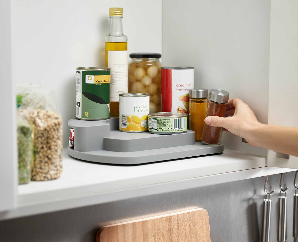 Joseph Joseph CupboardStore™ Grey Rotating Organiser