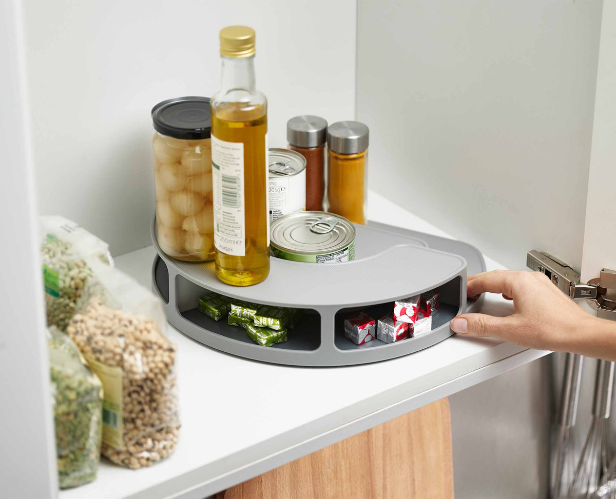 Joseph Joseph CupboardStore™ Grey Rotating Organiser