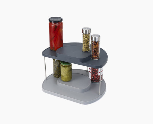 Joseph Joseph CupboardStore™ 2-tier Grey Rotating Organiser
