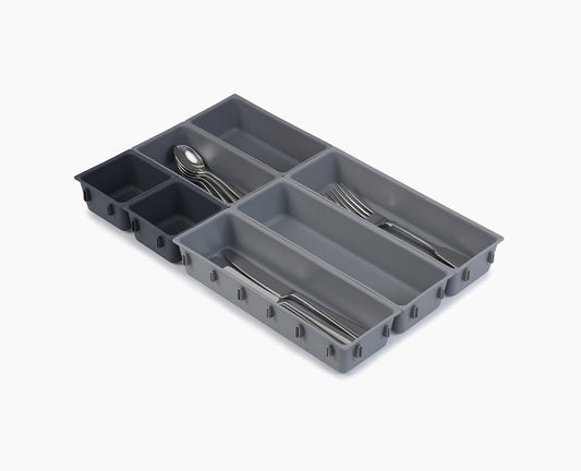 Joseph Joseph Blox™ 7-piece Gray Drawer Organizer Set
