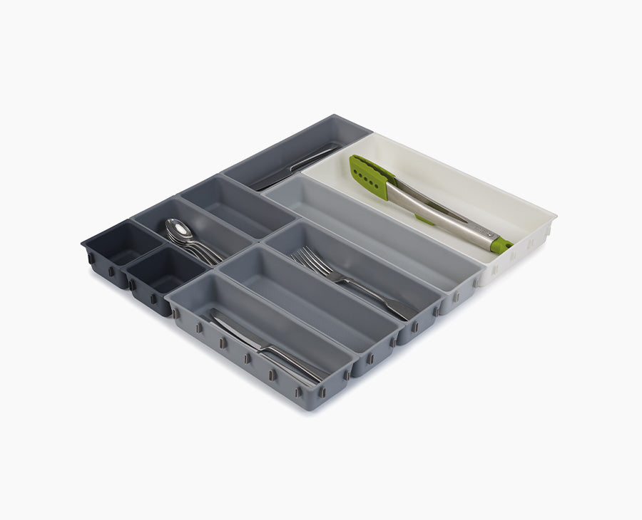 Joseph Joseph Blox™ 10-piece Gray Drawer Organizer Set