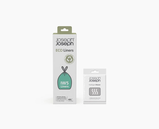 Joseph Joseph Porta™ 40L & Arc™ 30L Replacement Trash Bag & Filter Accessory Pack