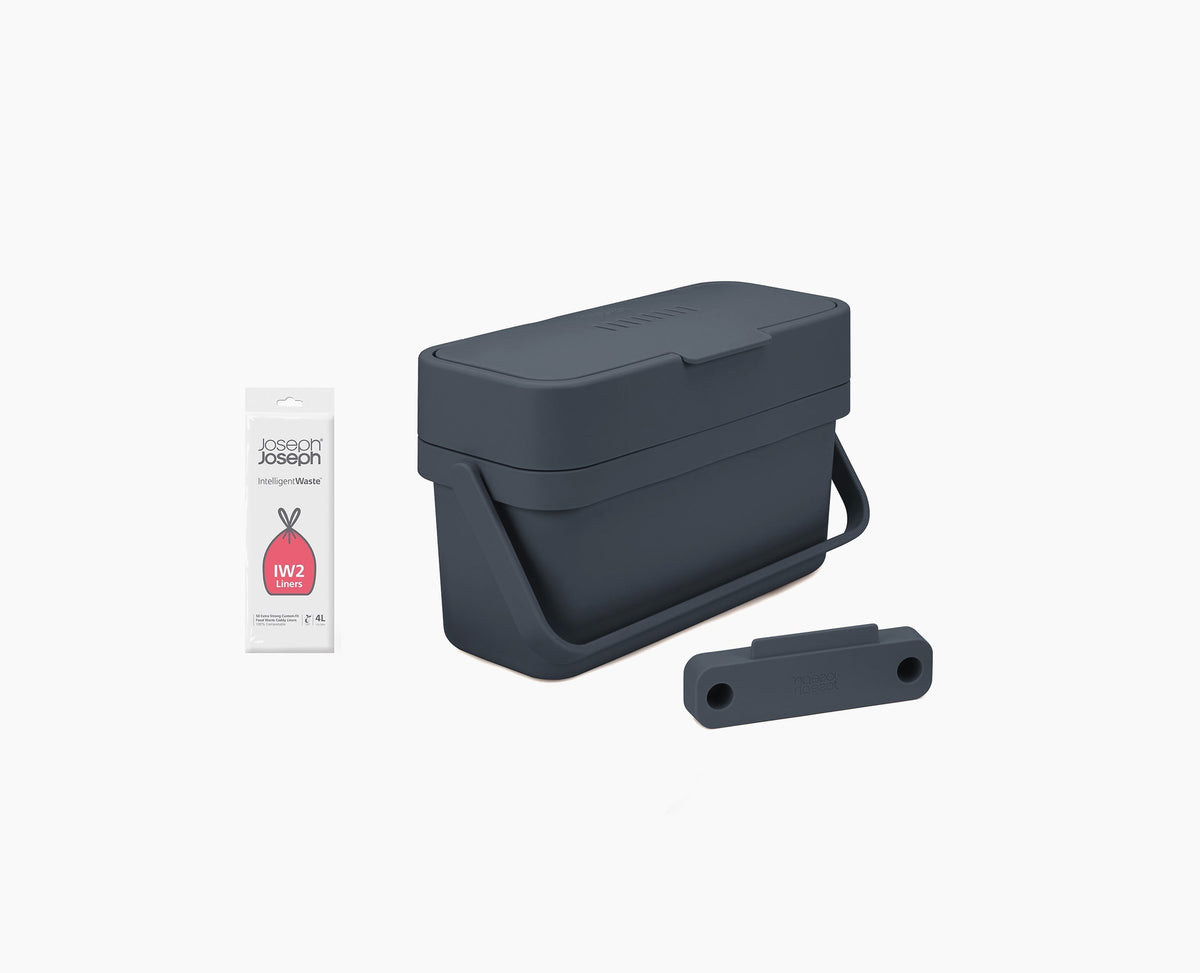 Joseph Joseph Compo™ 4L Gray Food Waste Caddy Starter Set