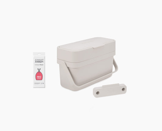 Joseph Joseph Compo™ 4L Stone Food Waste Caddy Starter Set