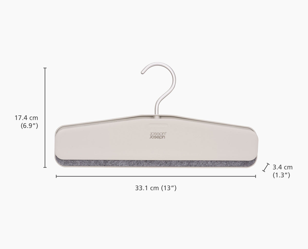 Joseph Joseph Orderly™ Easy-grip Set Of 2 Ecru Skirt & Pants Hangers