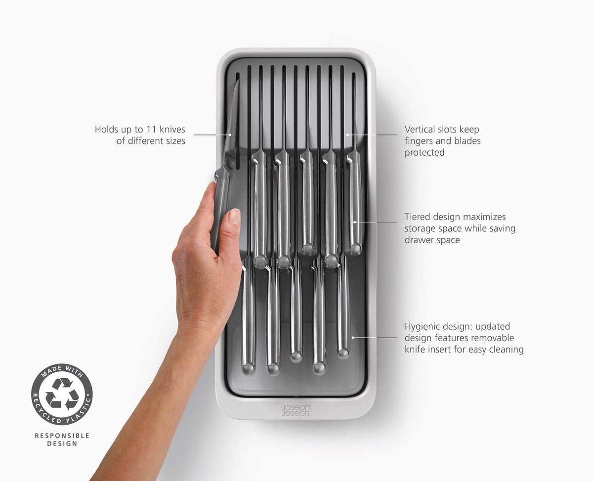Joseph Joseph DrawerStore™ 2-Tier Compact Knife Organizer