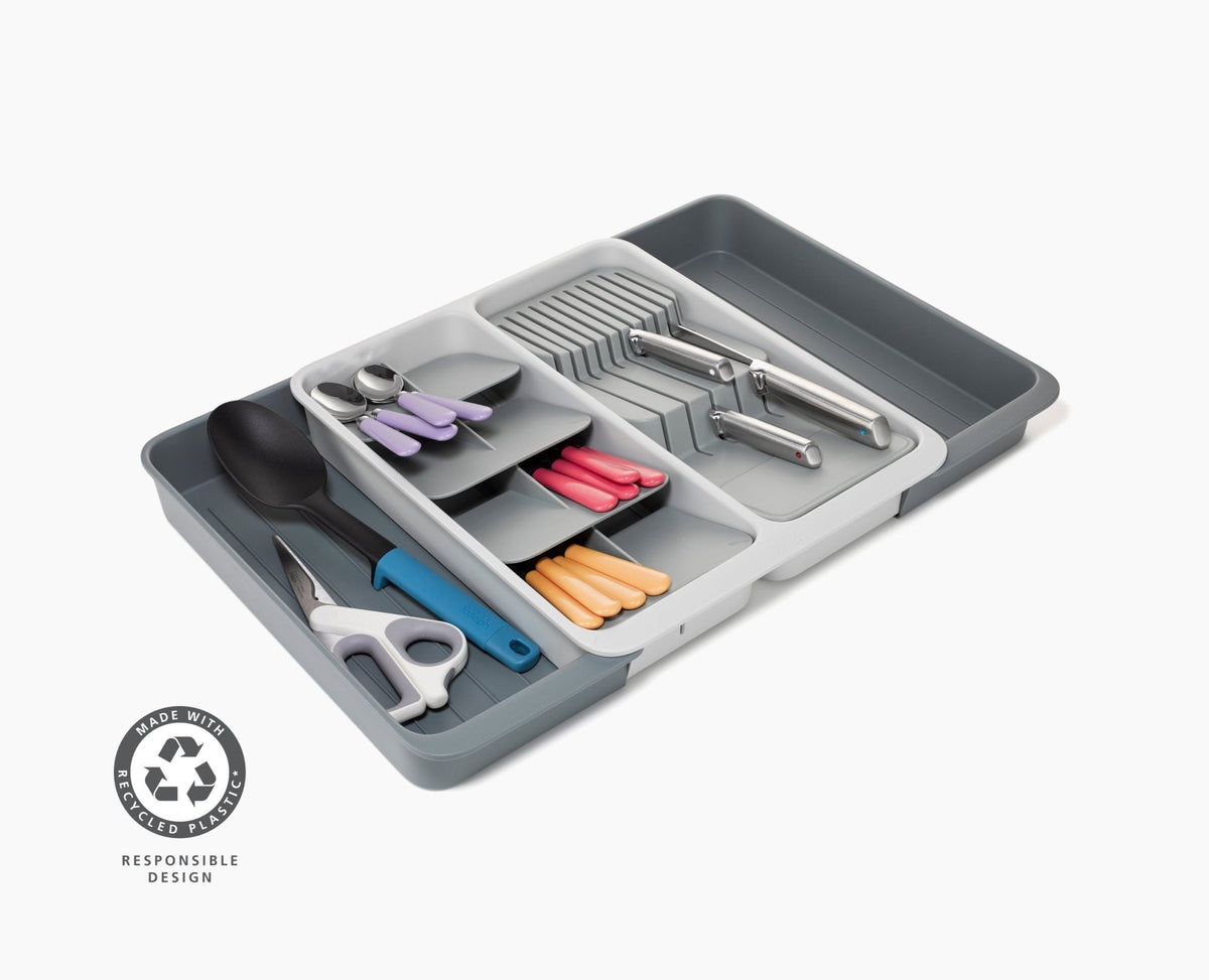 Joseph Joseph DrawerStore™ Expanding Tiered Cutlery, Utensil, Gadget & Knife Organizer