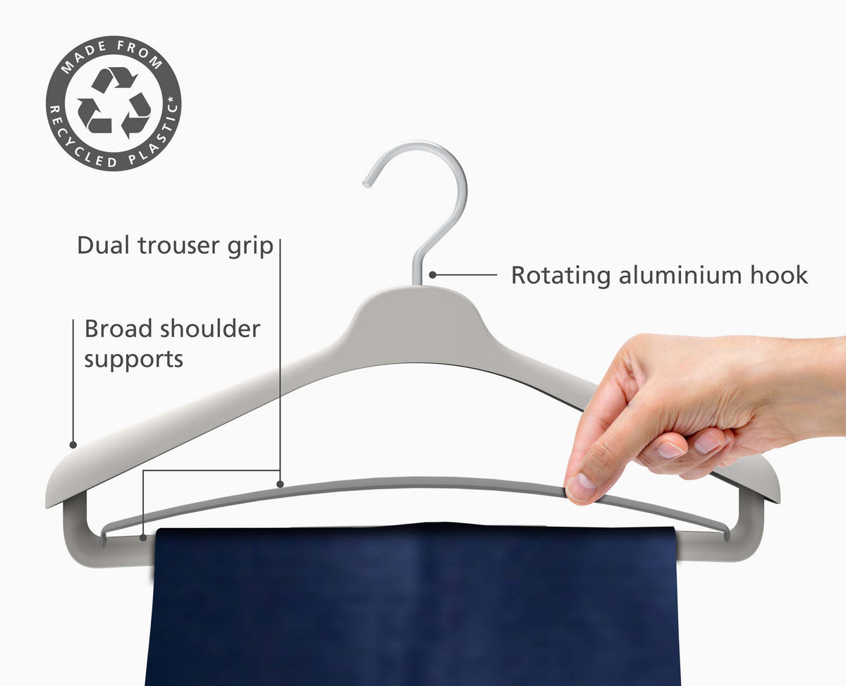 Joseph Joseph Orderly™ Set Of 2 Ecru Suit & Coat Hangers