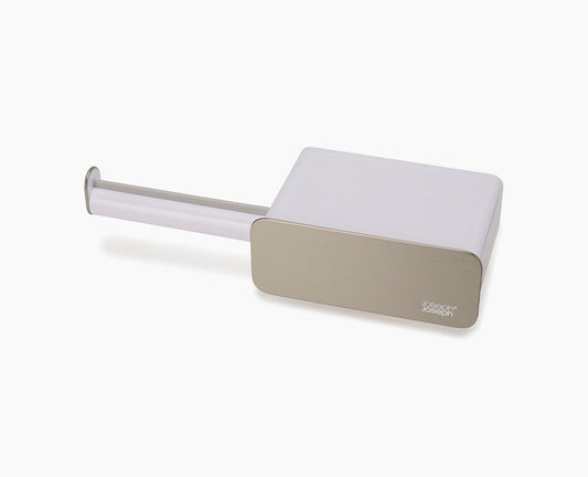 Joseph Joseph EasyStore™ Stainless-steel Toilet Roll Holder With Drawer