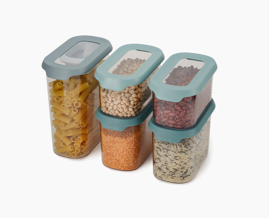 Joseph Joseph CupboardStore™ 5-piece Blue In-cupboard Storage Container Set