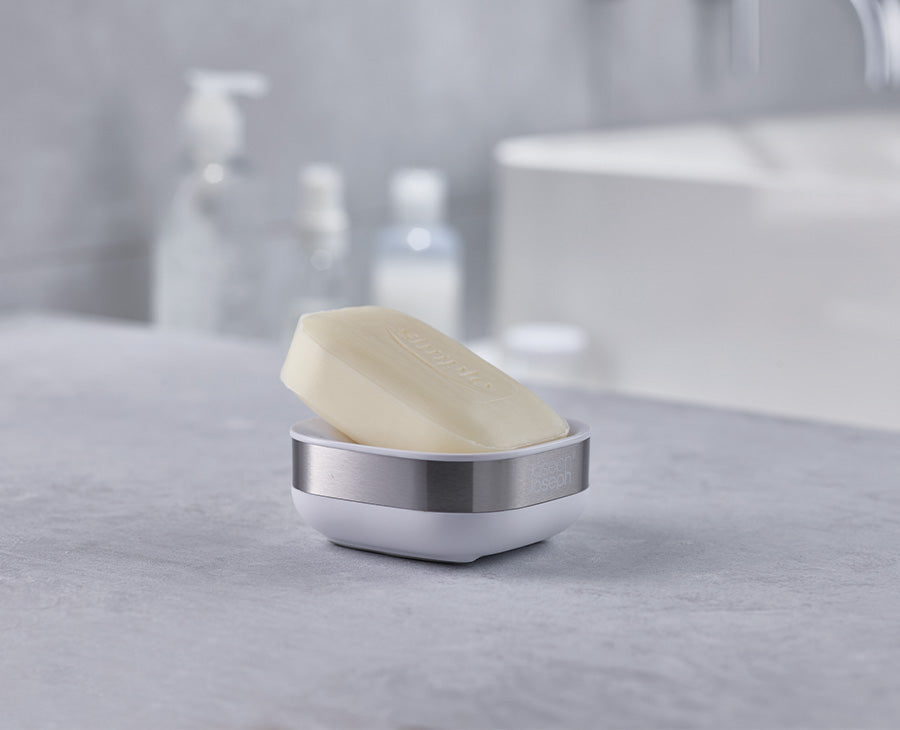 Joseph Joseph Slim™ Compact Stainless-steel Soap Dish