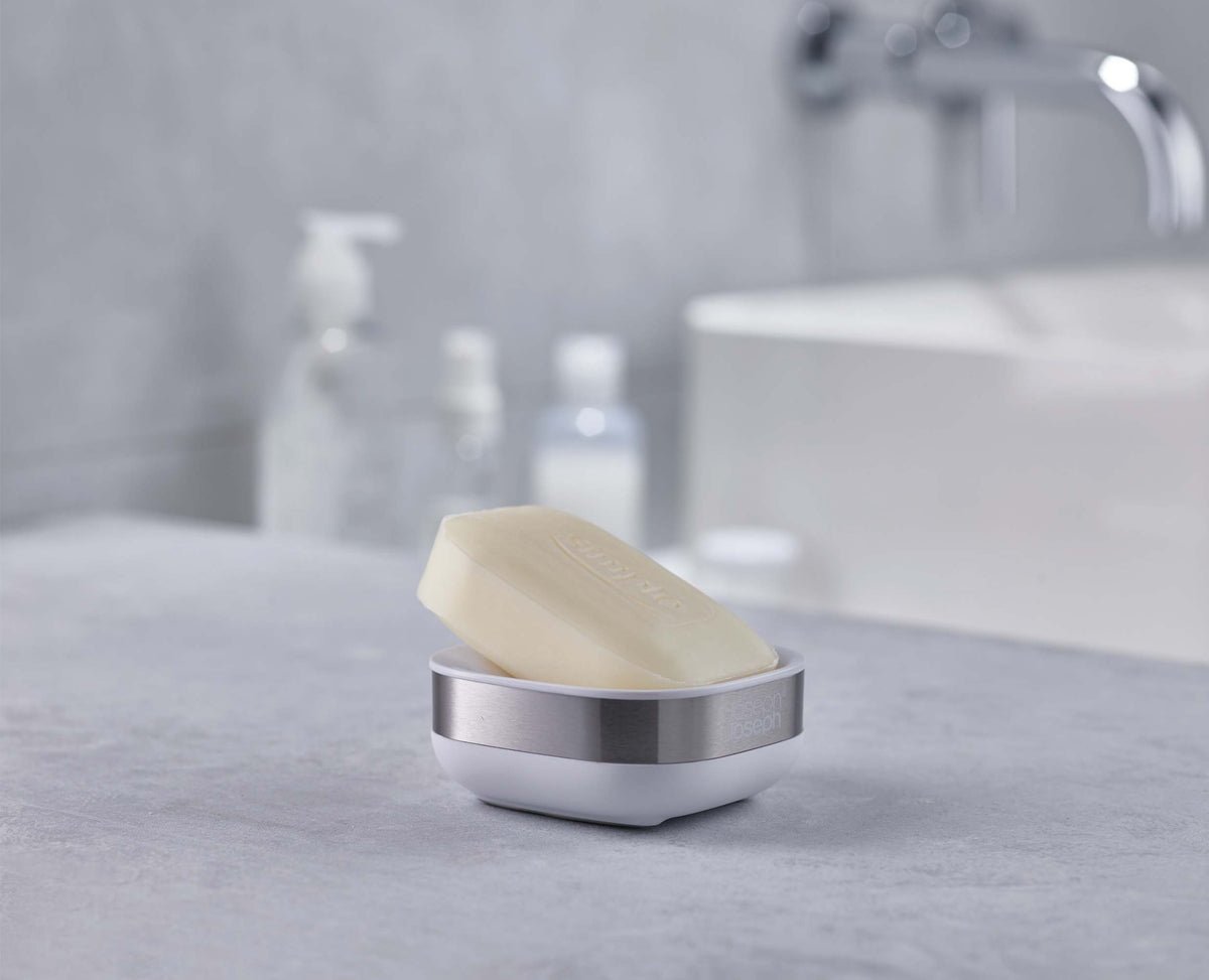 Joseph Joseph Slim™ Compact Stainless-steel Soap Dish