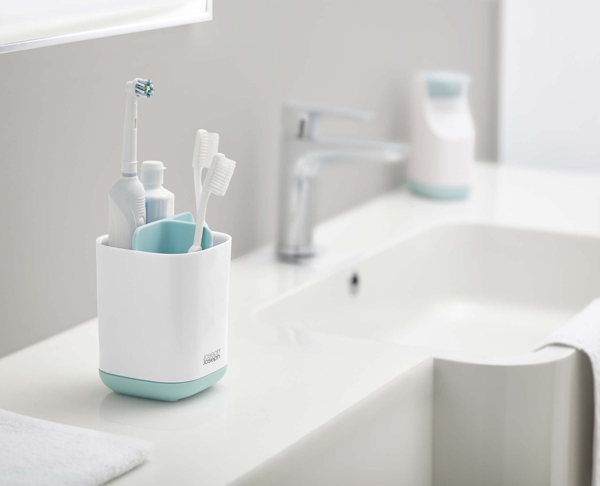 Joseph Joseph EasyStore™ Light Blue Toothbrush Holder