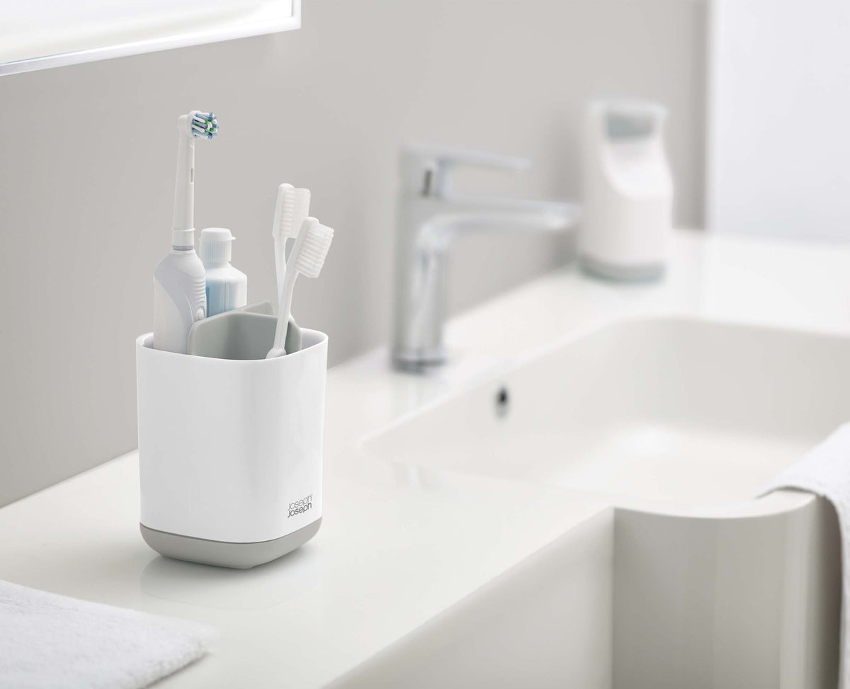 Joseph Joseph EasyStore™ Light Grey Toothbrush Holder