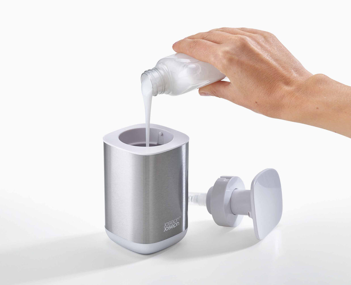 Joseph Joseph Presto™ Stainless-steel Hygienic Soap Dispenser