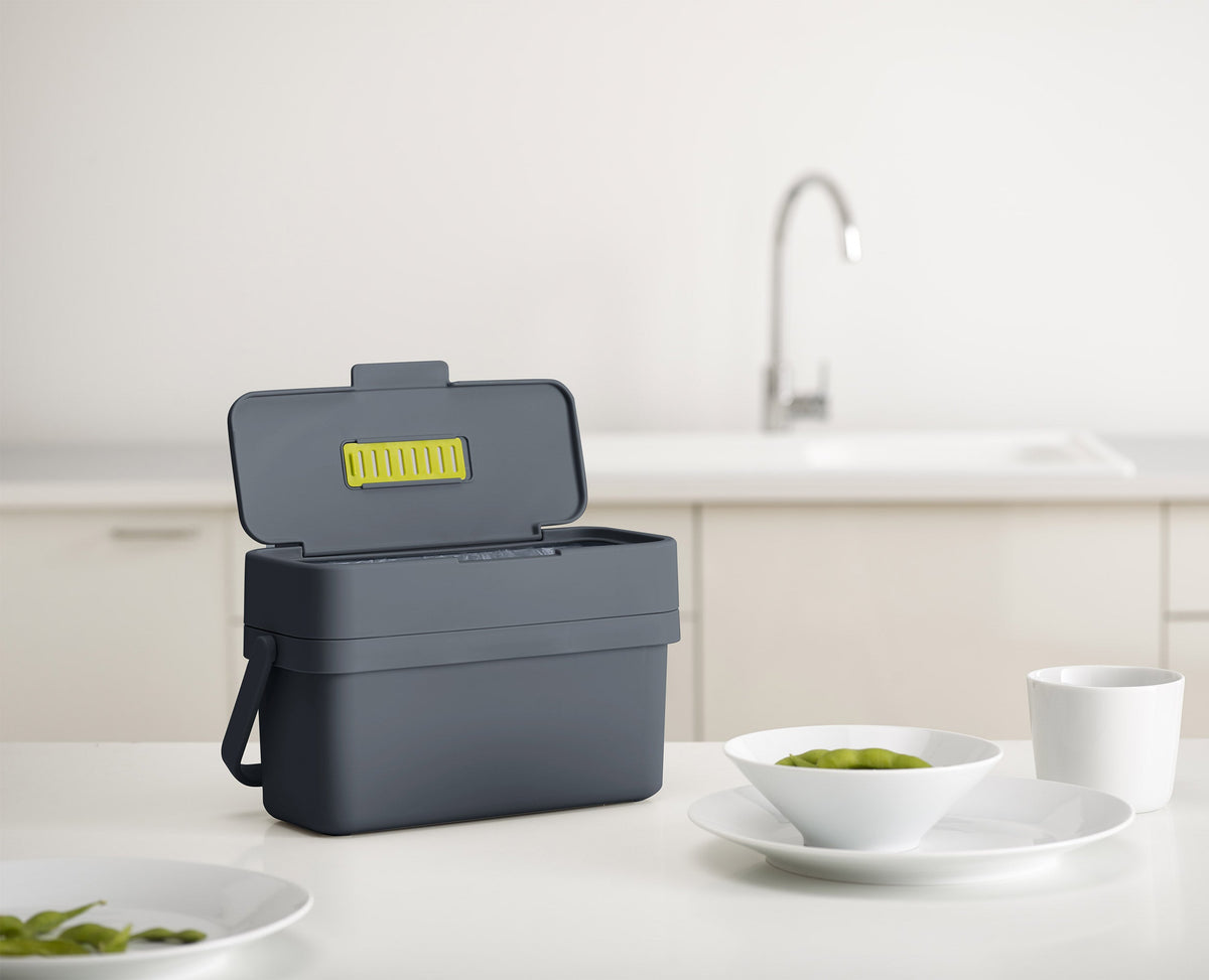 Joseph Joseph Compo™ 4L Gray Food Waste Caddy Starter Set