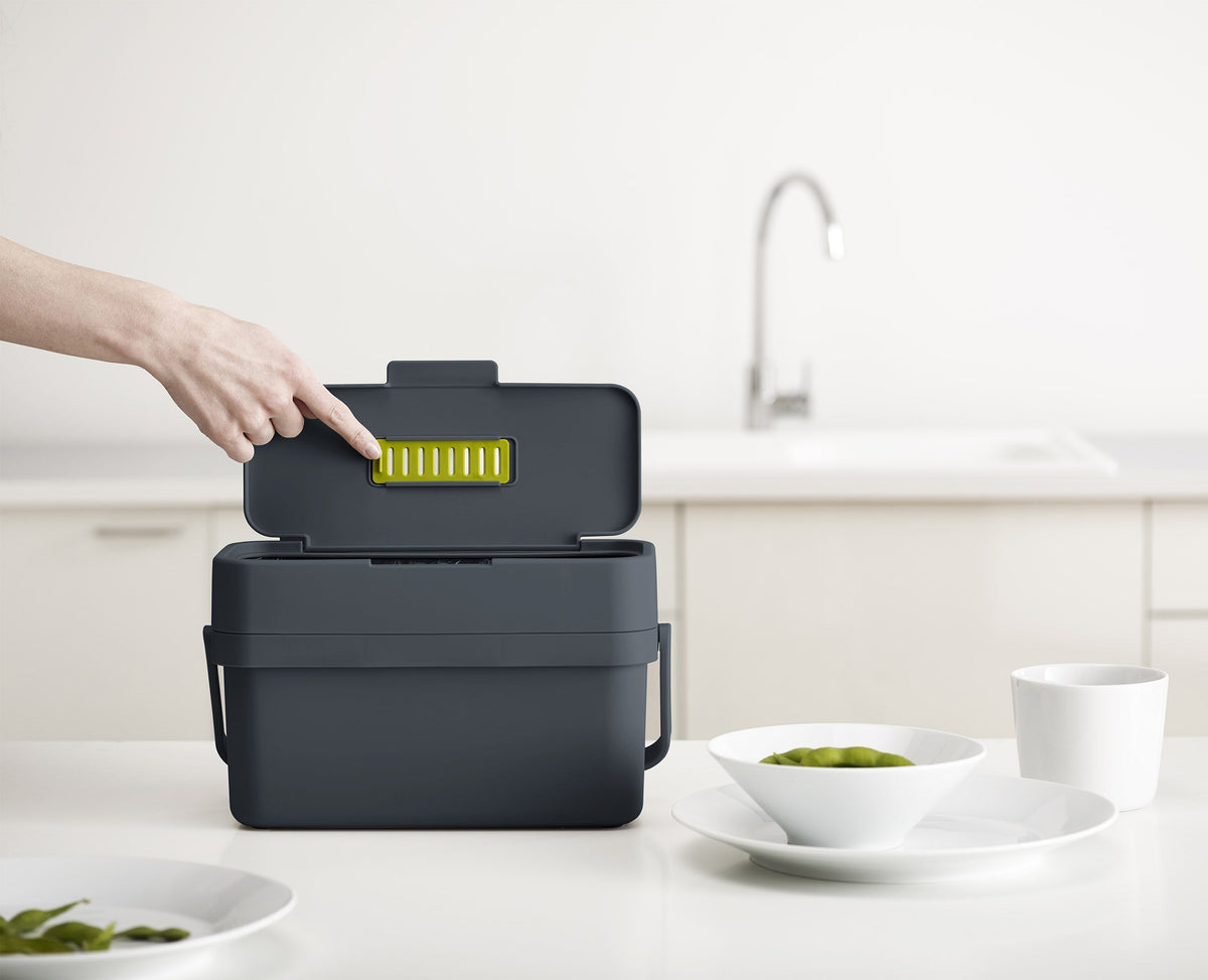 Joseph Joseph Compo™ 4L Gray Food Waste Caddy Starter Set