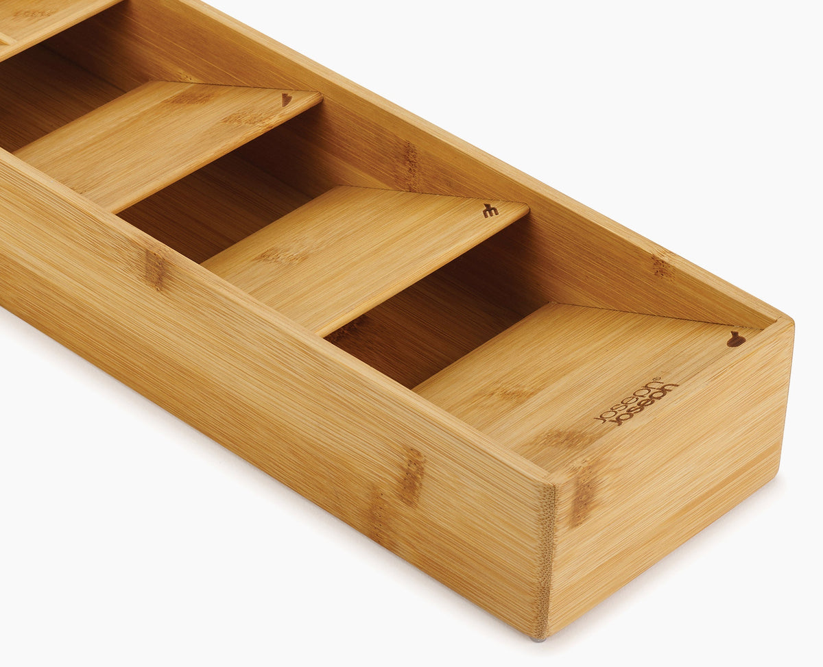 Joseph Joseph 2-piece DrawerStore™ Bamboo Cutlery & Knife Organizer Set