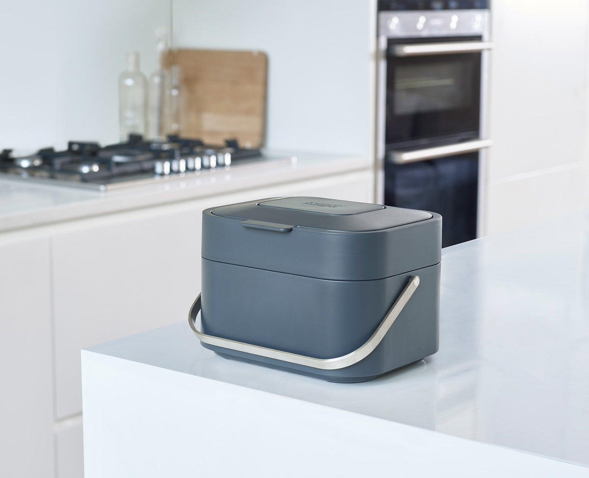 Joseph Joseph Stack 4L Gray Food Waste Caddy Starter Set