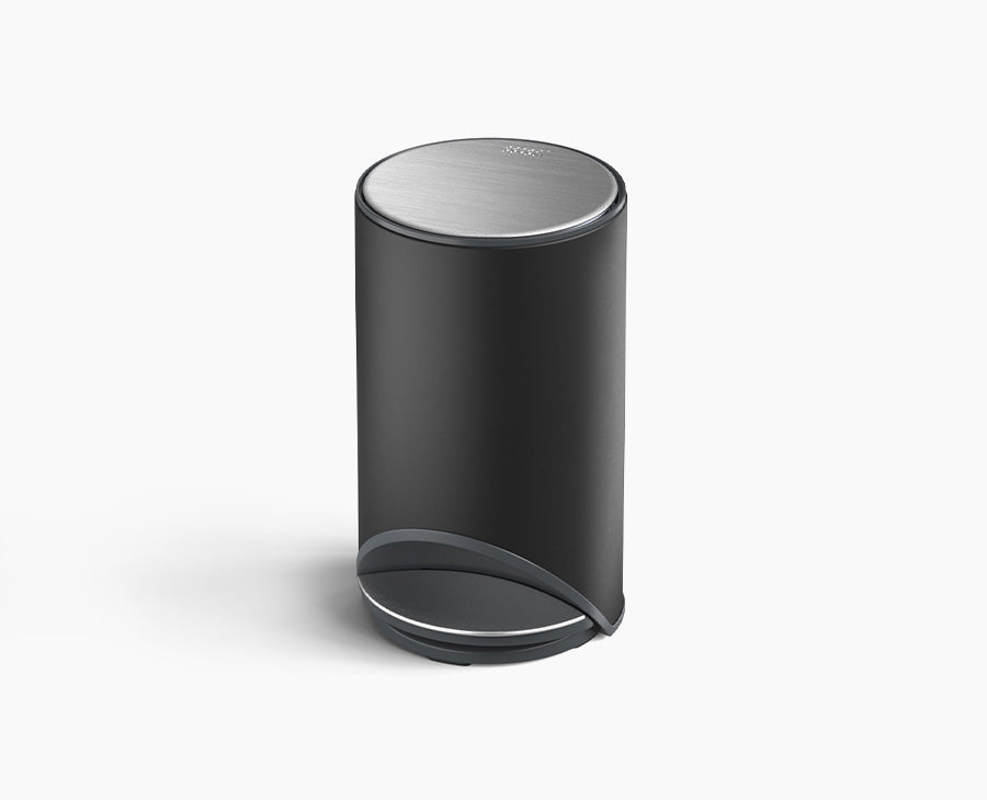 Joseph Joseph Arc™ 10L Easy-push Matt Black Pedal Trash Can