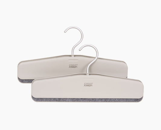 Joseph Joseph Orderly™ Easy-grip Set Of 2 Ecru Skirt & Pants Hangers