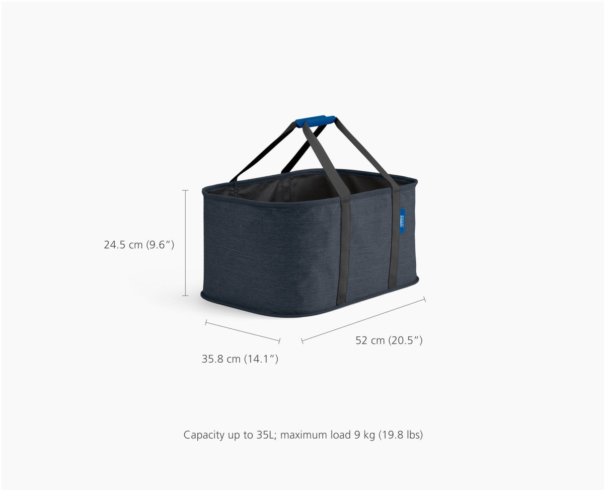 Joseph Joseph 2-piece Black Tota Trio 90L & Hold-All™ 35L Laundry Basket Set