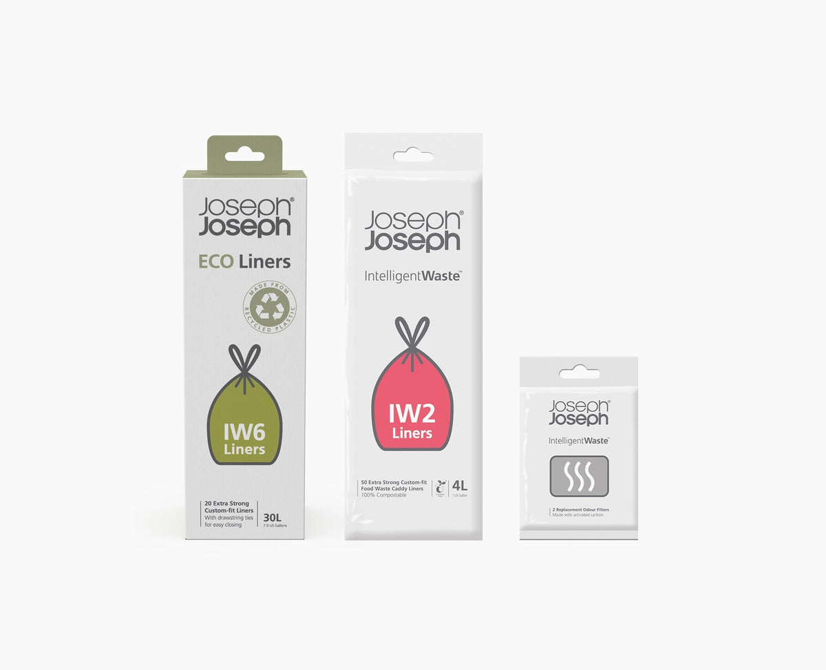 Joseph Joseph Totem Max 60L Replacement Trash Bag & Filter Accessory Pack